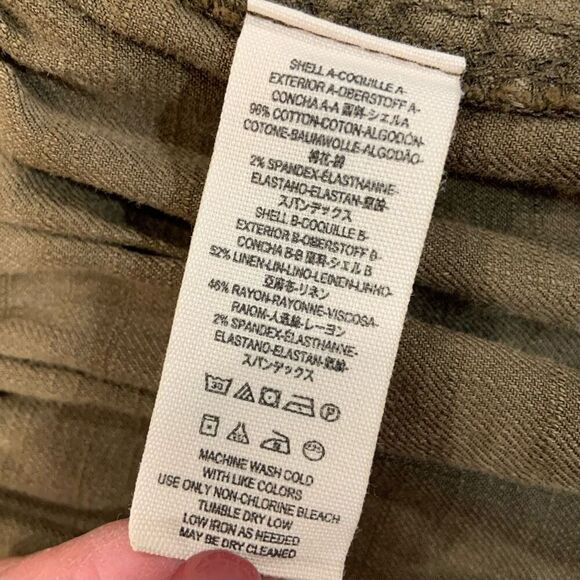 FREE PEOPLE Cropped Ruffle Military Jacket (Sz XS) - Picture 8 of 12